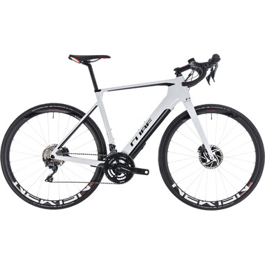 Bicicleta de carrera eléctrica CUBE AGREE HYBRID C:62 SL DISC Shimano Ultegra 8000 34/50 Blanco 2019 0